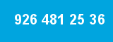 926 481 25 36